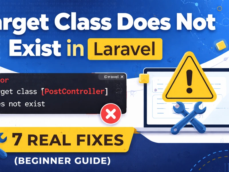 fix target class does not exist