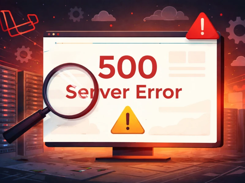 Laravel 500 Server Error